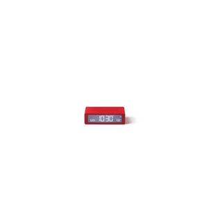 Réveil LEXON Flip Mini de Voyage Rechargeable Rouge