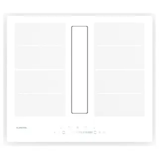 Plaque induction aspirante KLARSTEIN ChefFusion avec hotte 60cm 590m³/h blanc Reconditionné