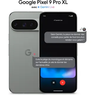 Smartphone GOOGLE Pixel 9 Pro XL Gris 256Go Batterie Neuve Reconditionné