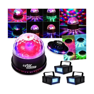 Jeu de lumières LYTOR Pack Soirée FIESTA SUNMAGIC + 3 LEDSTROB