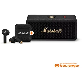 Enceinte portable MARSHALL Emberton III + Minor IV Noir