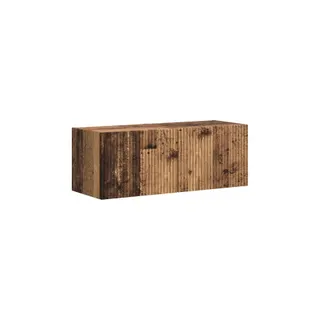Meuble TV HELLOSHOP26 Lot de 2 meubles TV muraux modernes avec