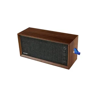 Enceinte nomade DENVER BTS-210GREY Bluetooth 10W Bois Vintage 3