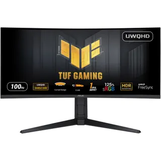 Ecran PC Gamer ASUS TUF VG34VQEL1A 34'' incurvé VA UWQHD 100Hz HDR10 AMD FreeSync
