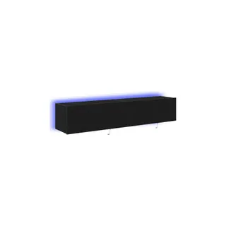 Meuble TV HELLOSHOP26 Meuble TV mural moderne rangement pratiq