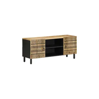Meuble TV HELLOSHOP26 Meuble TV industriel avec rangement 105
