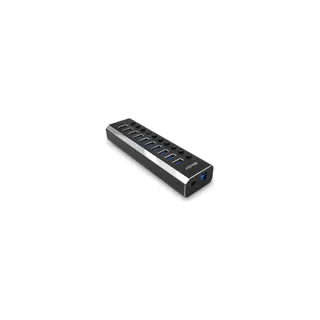 Hub LINDY Hub USB 3.2 Gen1 10 Ports interrupteur