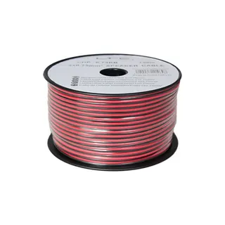 IBIZA Bobine de 100M - Câble haut-parleur 2 x