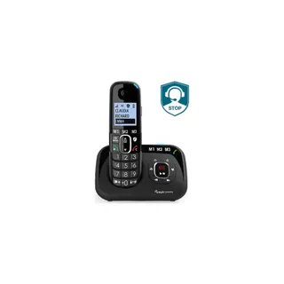 Téléphone sans fil AMPLICOMMS Téléphone sans fil senior avec répondeur