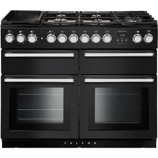 Piano de cuisson mixte FALCON NEXUS SE 110 CHARBON Mat satiné CHROME