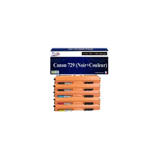 Toner T3AZUR pour Canon LBP7010C LBP7018C 729 x5