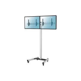 Pied TV KIMEX Support pour 2 écrans TV 50-55", H 240cm