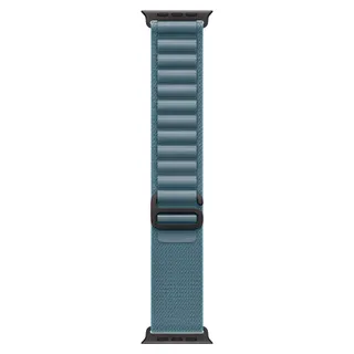 Bracelet APPLE 49 mm - Large Boucle Alpine bleu clair