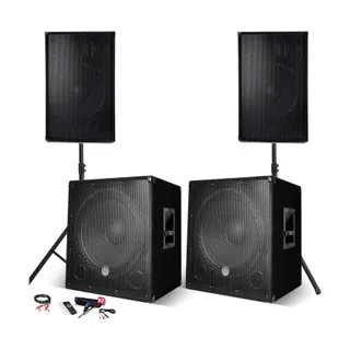 Pack sono BM SONIC PACK SONO Complet 2800W, 2 Enceintes, 2