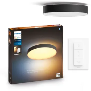 Plafonnier PHILIPS HUE White Ambiance Enrave XL noir