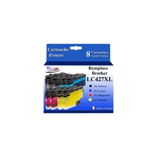Cartouche d'encre T3AZUR pour Brother MFC-J6955DW, 6957DW  (x5)