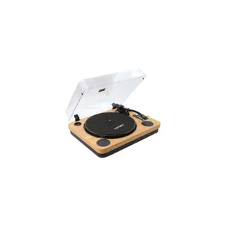 Platine vinyle MOOOV Effet bois 33/45/78t avec HP