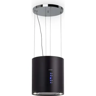 Hotte décorative îlot KLARSTEIN Barett îlot Ø35cm 558 m³/h LED noir