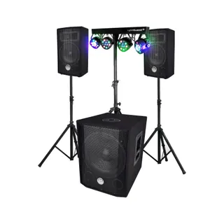 Pack sono AUDIOCLUB Pack sonorisation BMS1208, Caisson bi-am