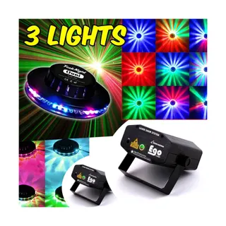 Jeu de lumières LYTOR Light FIESTA 3 Effets FestiNight OVNI LE