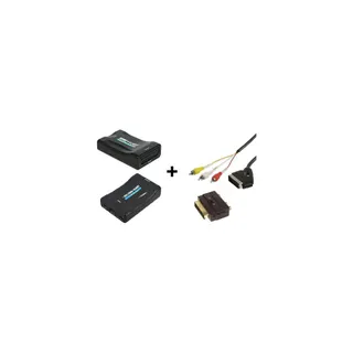 Câble HDMI KOMELEC Convertisseur HDMI-Péritel noir (