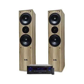 Pack enceinte Home Cinéma EVIDENCE ACOUSTICS EA700-WOOD 5.1 Karaoke 2x50W USB SD FM C