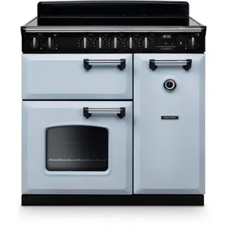 Piano de cuisson induction FALCON NGC TAB IND 90 CM BLEU PASTEL CHROME