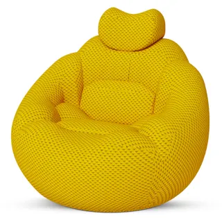 Siège massant MEDISANA Bubble sofa de massage jaune RS200