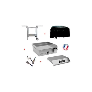 Plancha électrique PLANCHAELEC Pack NEO E420  + Chariot + accessoires