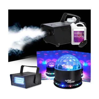 Jeu de lumières LYTOR Machine à fumée 400W + Liquide +  SUNMAG