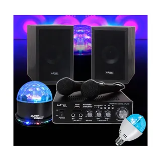 Jeu de lumières IBIZA Pack Karaoké 2x50W STAR2MKII + SUNMAGIC