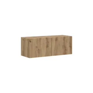 Meuble TV HELLOSHOP26 Lot de 2 meubles TV muraux modernes avec
