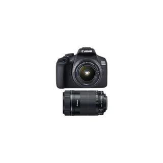 Appareil photo Reflex CANON EOS 2000D + 18-55 IS II + 55-250 IS Reconditionné