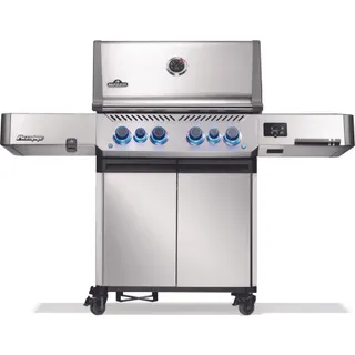 Barbecue gaz NAPOLEON Prestige 500 Inox connecté 6 brûleurs sur chariot, 72x46 cm
