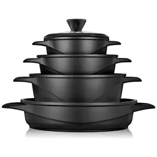 Batterie de cuisine BRIEBE MGK-17S Batterie Cuisine Induction 8 pcs
