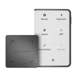 Crypto wallet LEDGER Stax Recovery key Noir