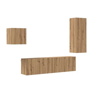 Meuble TV HELLOSHOP26 Meuble TV mural moderne 40,5 x 30 x 102