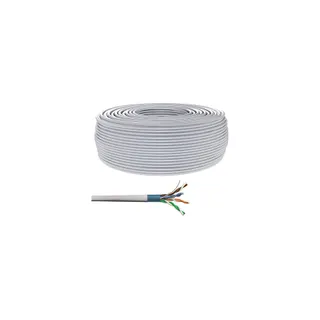 KOMELEC Câble Ethernet Cat 6a rigide blindé 500m
