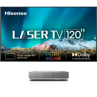 Vidéoprojecteur home cinéma HISENSE 120L5HA Laser TV + écran ALR FRESNEL