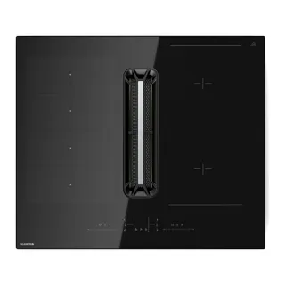 Plaque induction aspirante KLARSTEIN AirJet Hybrid avec hotte 477m³/h A+ noir