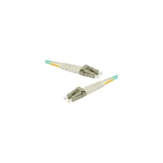 Jarretière optique KOMELEC Câble fibre multimode OM3 LC/LC 15m