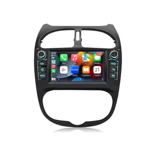 Autoradio connecté JUNSUN pour Peugeot 206 CC 2001-06 32G Carplay