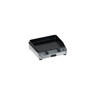 Plancha gaz ENO Fusion 60 Inox 2 brûleurs à poser, 57x39 cm