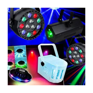 Jeu de lumières LYTOR LUMIÈRES 2 PAR-MINI Ibiza + OVNI UFO 48