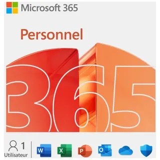 Logiciel de bureautique MICROSOFT M365 Personnel avec IA Copilot