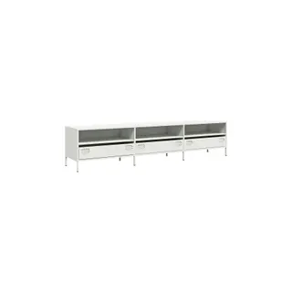 Meuble TV HELLOSHOP26 Meuble TV design industriel 202 x 39 x 4