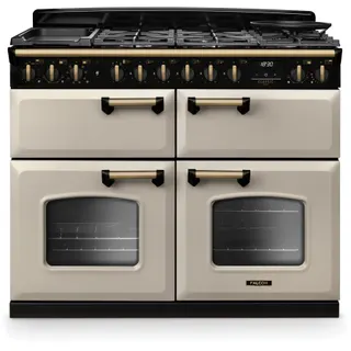 Piano de cuisson mixte FALCON NGC TAB MIX 110 CM CREME PASTEL LAITON A
