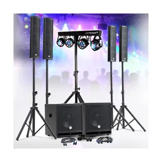 Pack sono BM SONIC Système SONO PRO Complet 2400W DJ BM SON