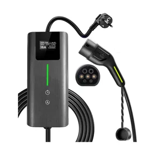 Accessoire borne de recharge JUNSUN Câble recharge voiture 5M 3.5KW type 2