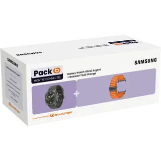 Montre connectée SAMSUNG Pack Galaxy Watch Ultra 2 + Bracelet Orange